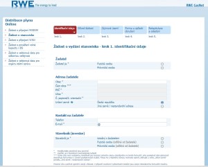 obr.6 RWE -úvodní formulář